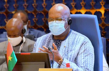 President Roch Kabore at the 57th Ordinary Session...in Niamey, Niger