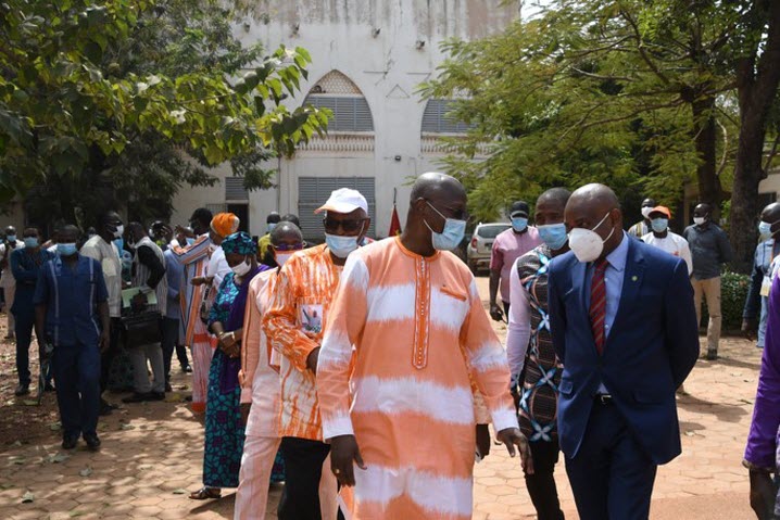 The Prime Minister of Burkina Faso and DG of WAHO