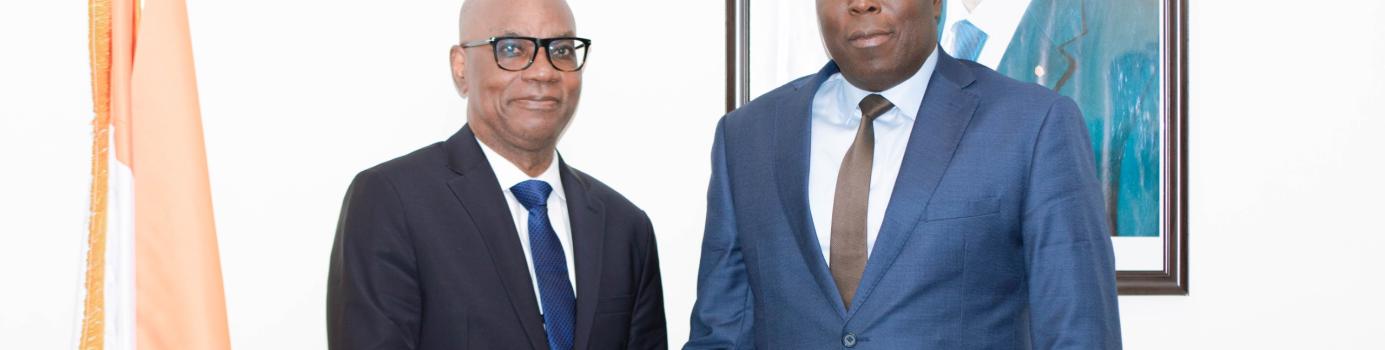 DG PITCHE MEET MINISTER OF FOREIGN AFFAIR OF COTE D'IVOIRE