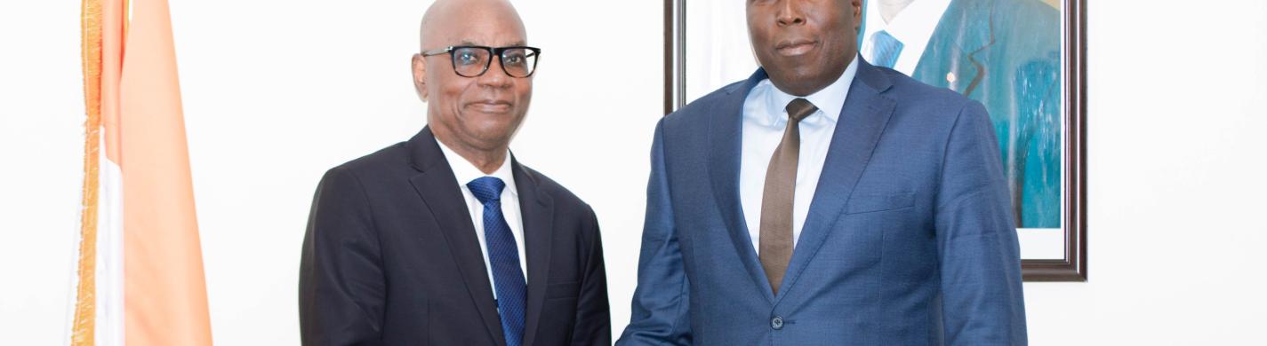 DG PITCHE MEET MINISTER OF FOREIGN AFFAIR OF COTE D'IVOIRE