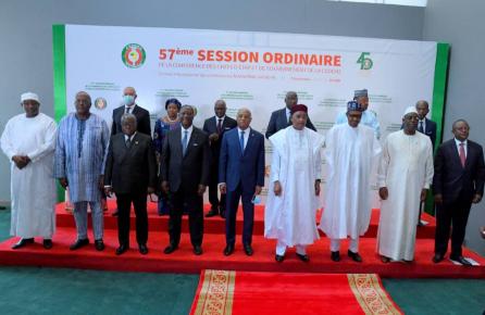 The 57th Ordinary Session of the ECOWAS Authority of Heads of State and Government in Niamey, Niger. September 2020